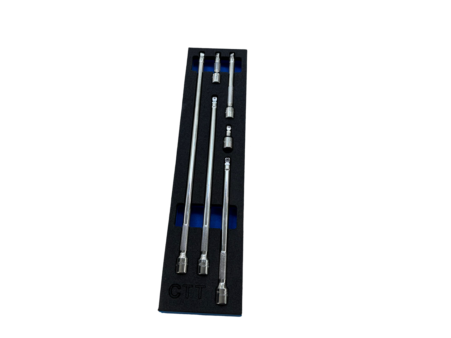 6pc Wobble+ Snap On Style 1/4in Extension Foam Set