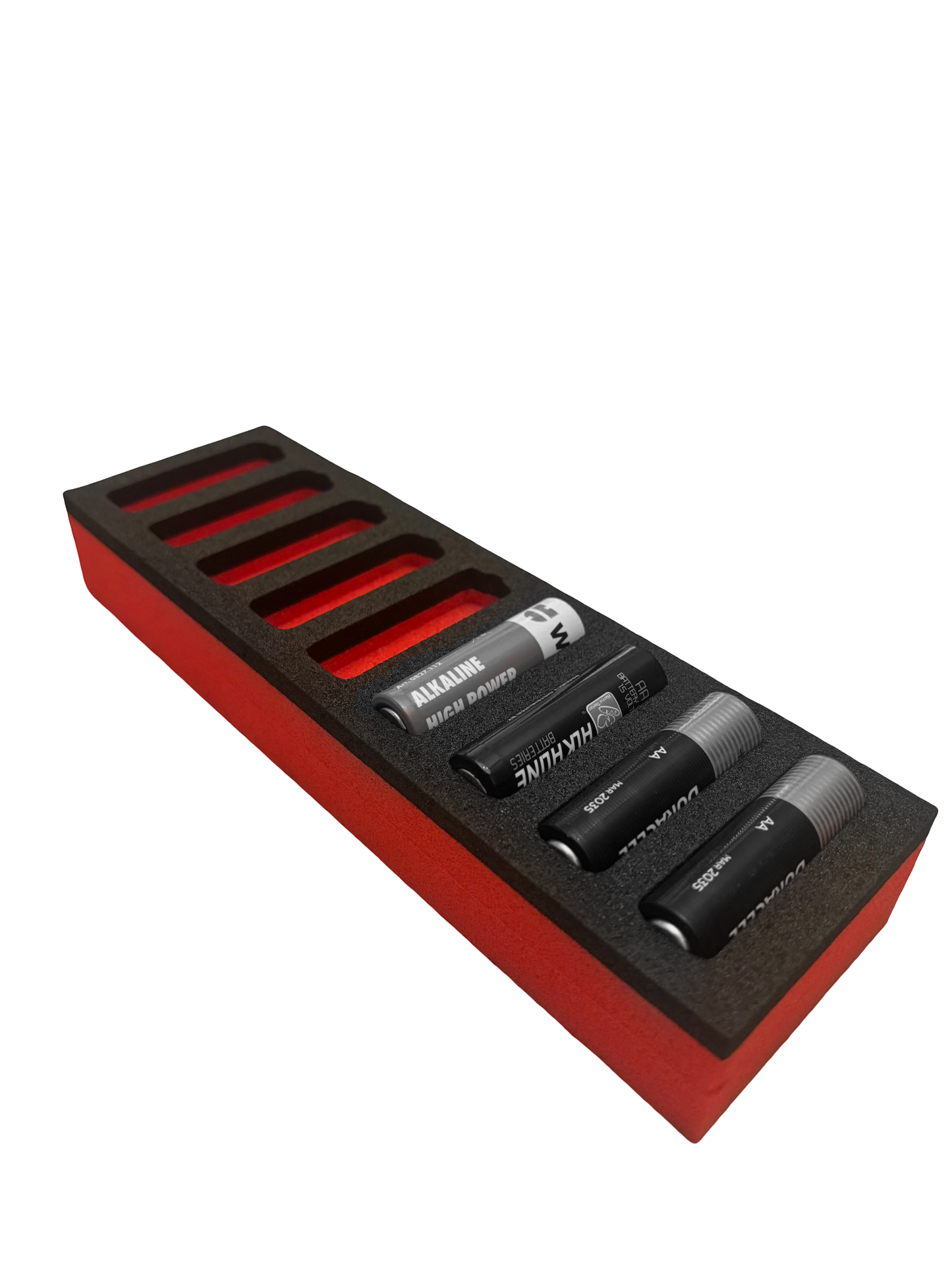 AA Battery Toolbox Foam Organizer