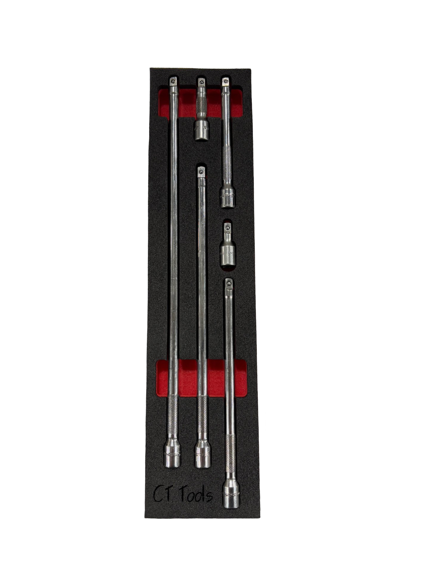 6pc Regular Snap On Style 1/4in Extension Foam Set