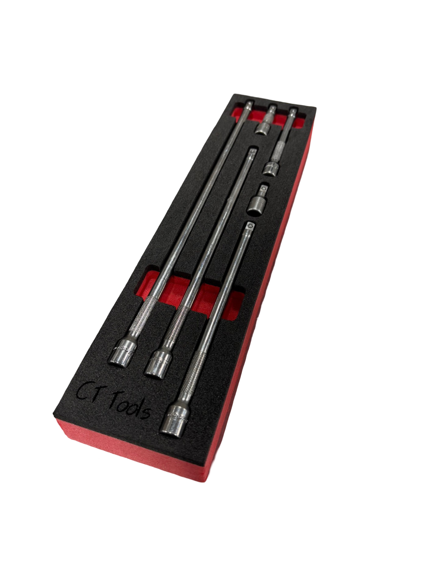 6pc Regular Snap On Style 1/4in Extension Foam Set