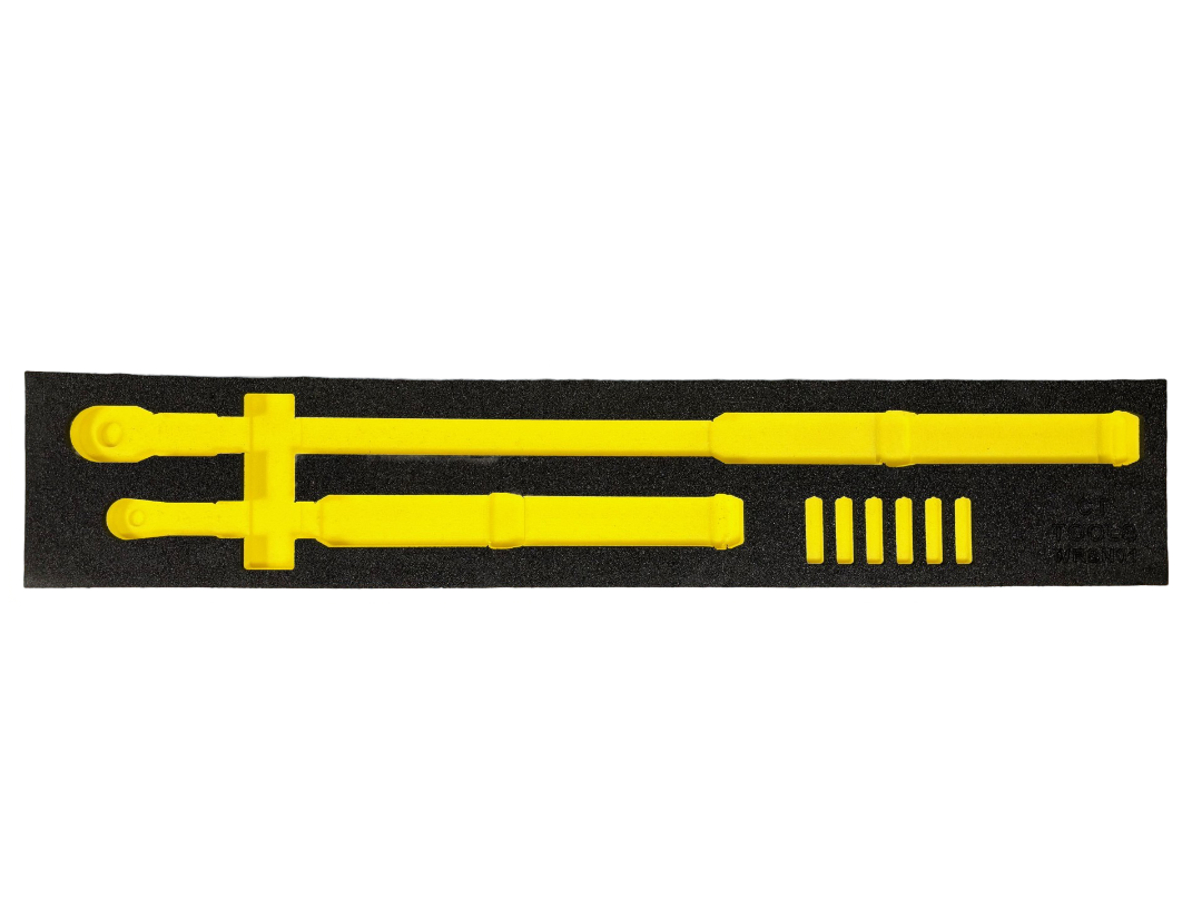 2pc TechAngle 1/2in (300ftlb) & 3/8in Torque Wrench Foam Set