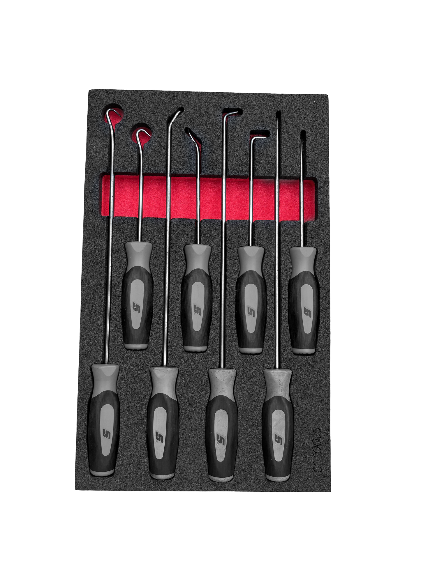 8pc SHORT & LONG Snap On Style Pick FOAM Set