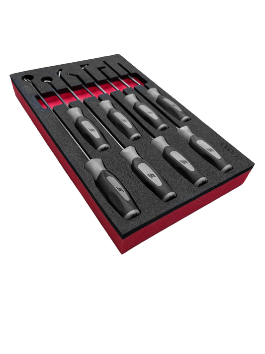 8pc SHORT & LONG Snap On Style Pick FOAM Set