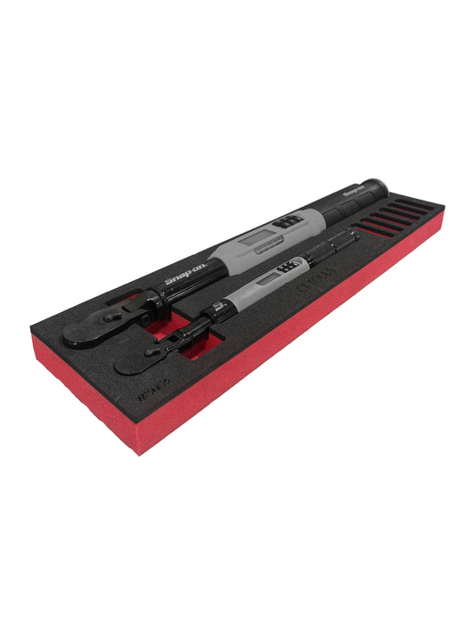 2pc TechAngle 1/4in & 3/8in Torque Wrench Foam Set