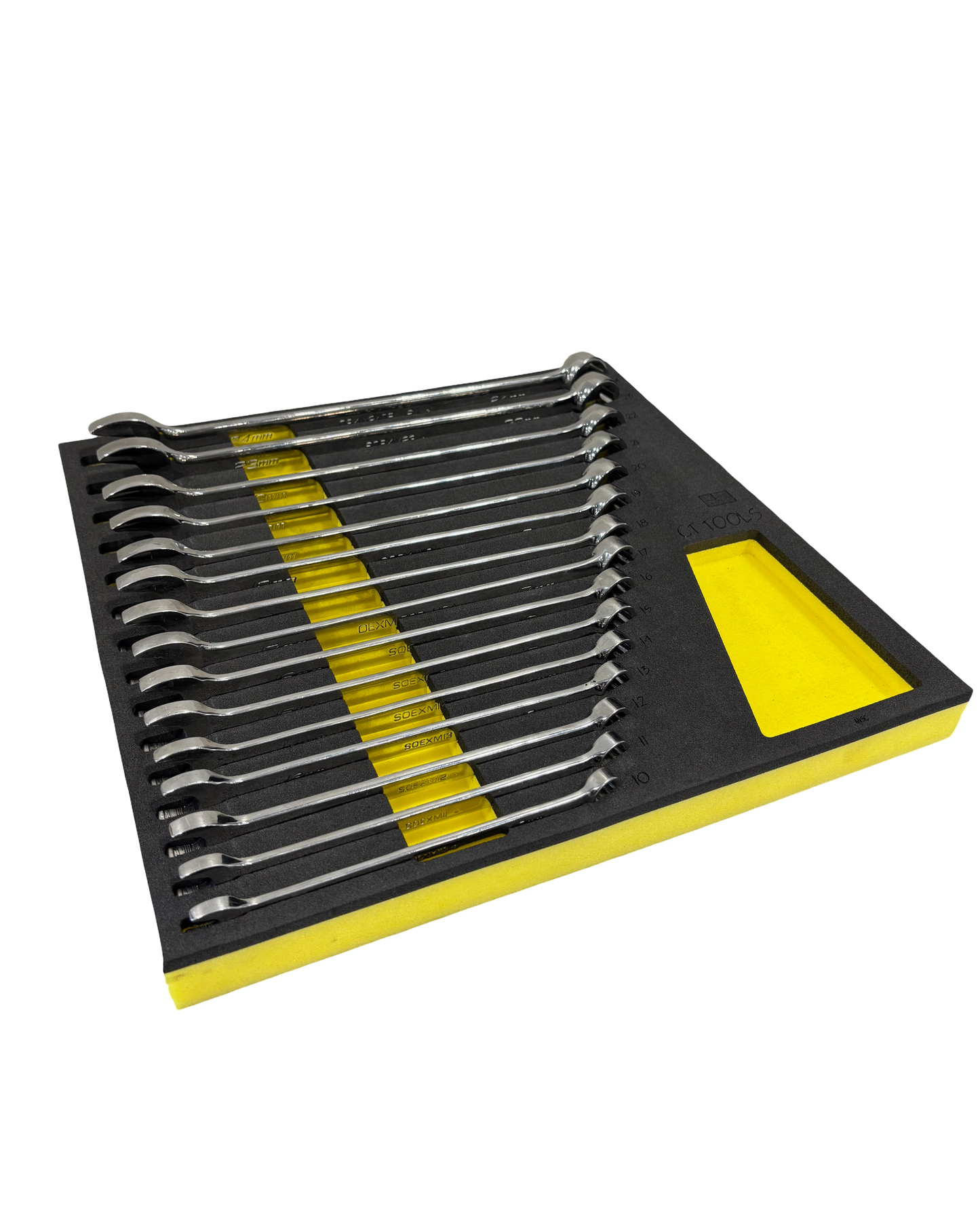 Snap On Style Metric Flank Wrench FOAM (Fits Sizes: 10-24)