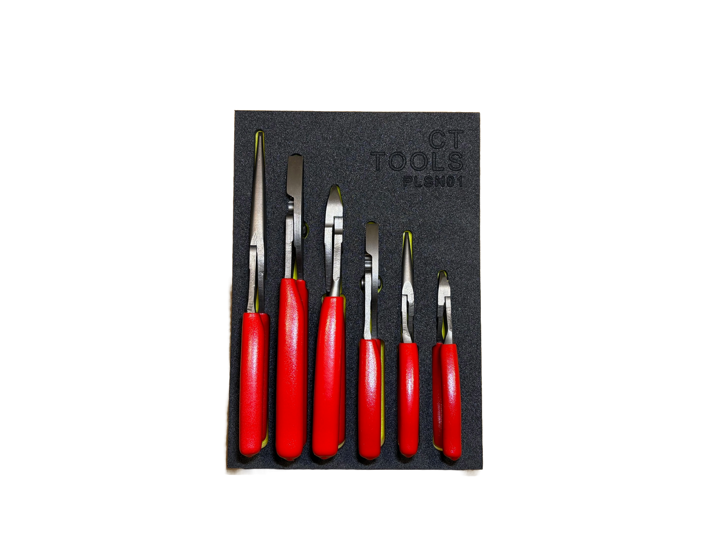 6pc Snap On Style Plier Foam Set (small essential kit)