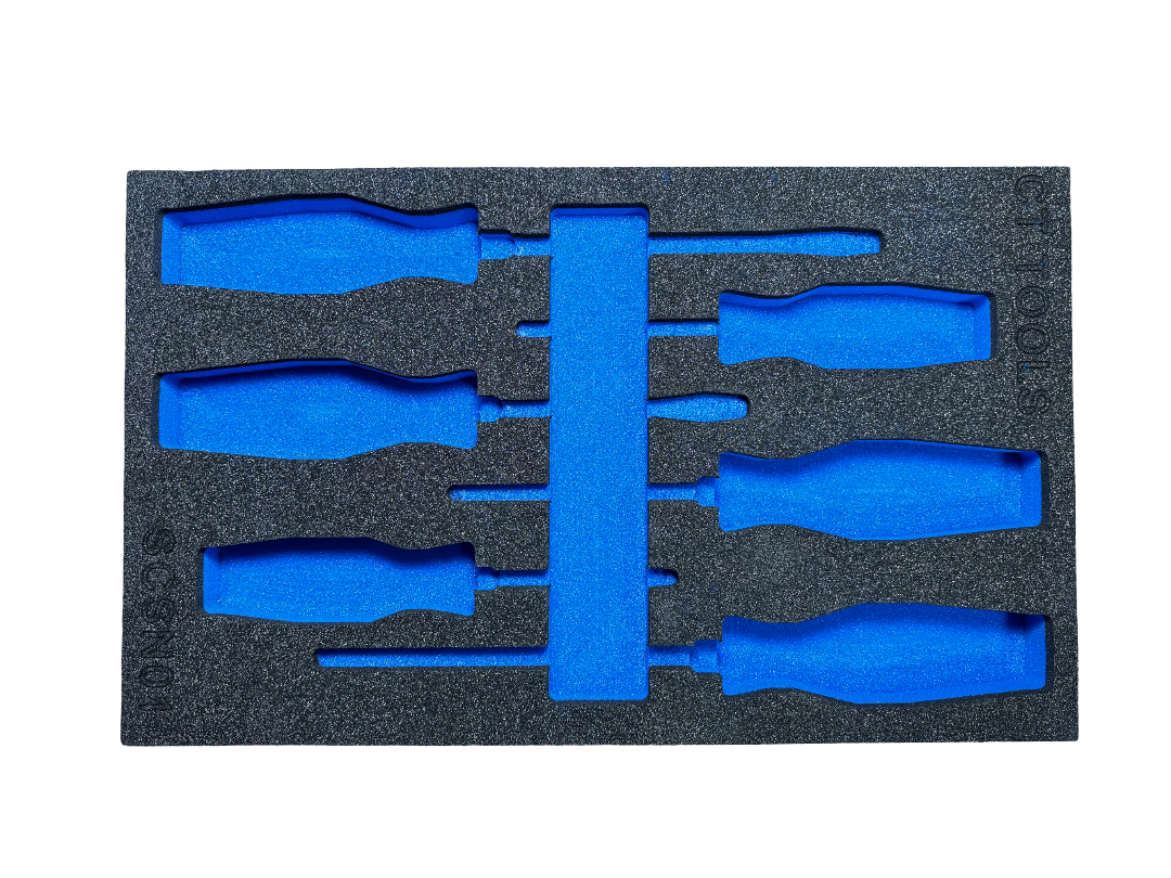 6pc Screwdriver Snap-On Style Foam Set