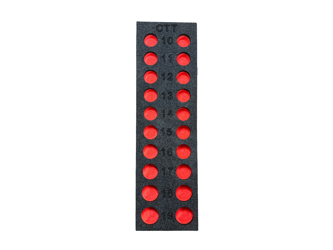 10pc Snap On Style 1/2in Metric Impact Sockets Foam Set (10-19mm)