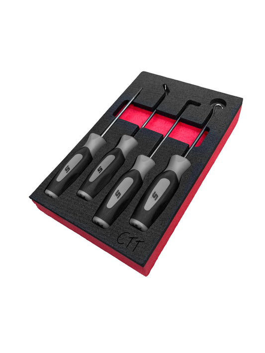 4pc SHORT Snap On Style Pick FOAM Set