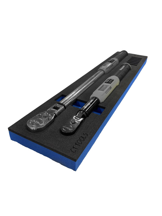 2pc TechAngle 1/2in (250ftlb) & 3/8in Torque Wrench Foam Set