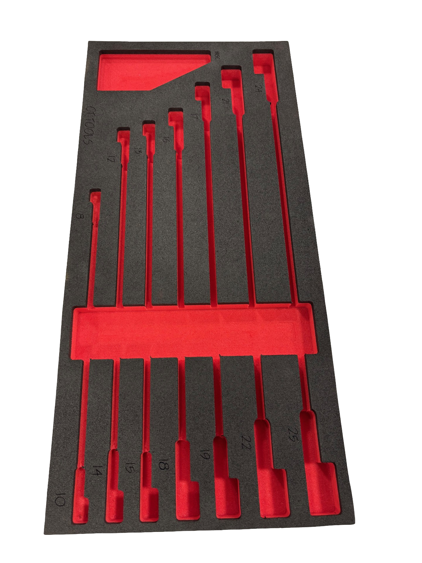 7pc XL Double Box Flex Head Metric Foam Set