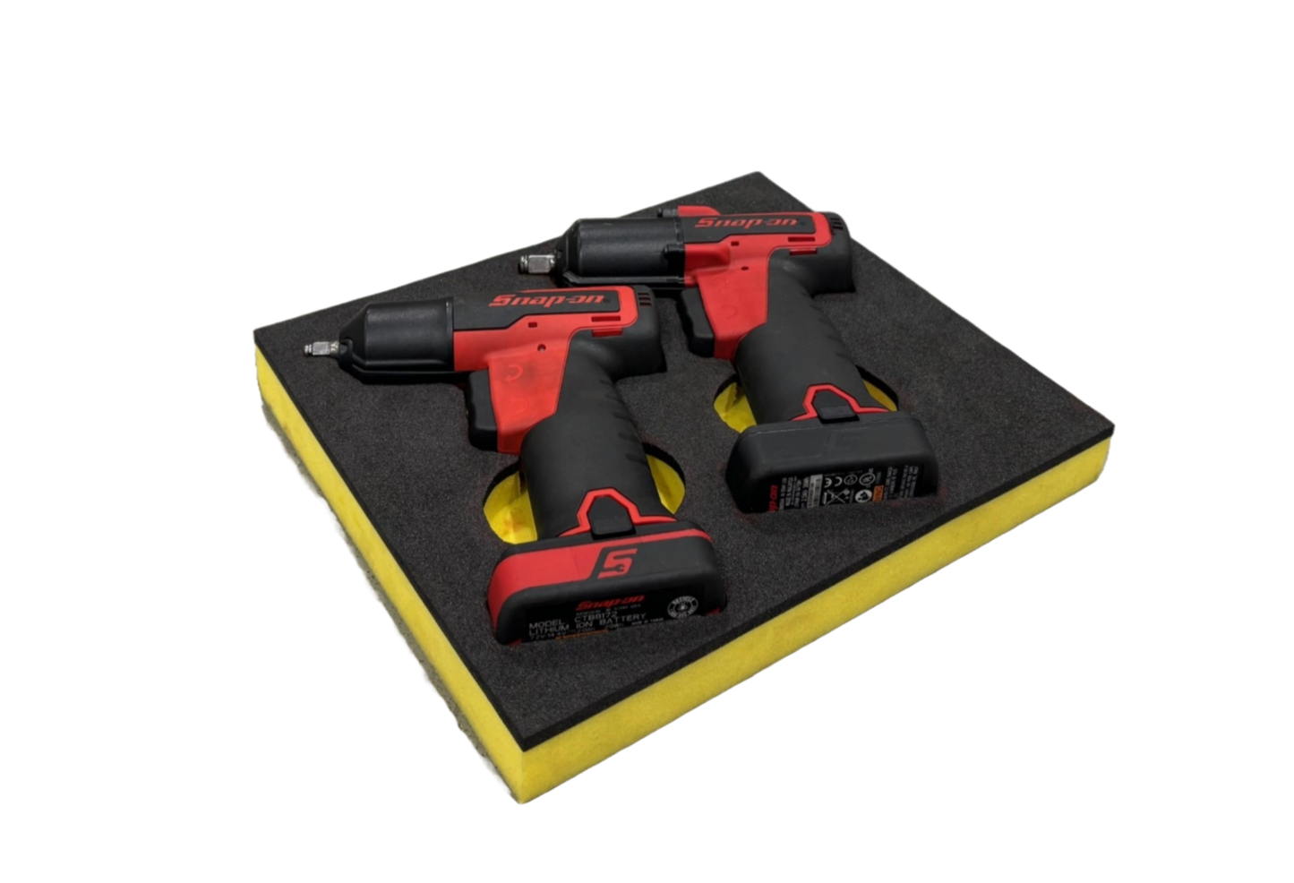 2pc Snap On Style Electric Gun Foam Set