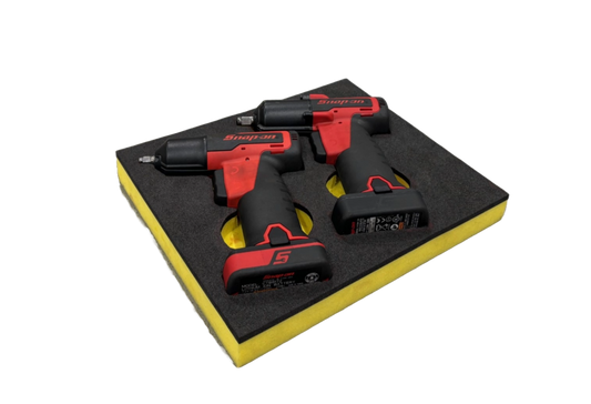 2pc Snap On Style Electric Gun Foam Set