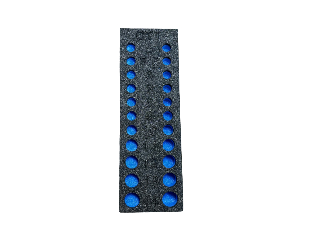 ICON Style 11pc Metric 1/4in Foam Socket Set